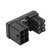 6Pin Female to 6pin Male Graphics Card Adapter 180 Degree Angled Adapter Welded Firmly 6Pin U Turn for Graphics Card(PH36B+ 1PCS )