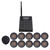 Restaurant Pager 1 for 10 Waiting Buzzers Wireless Calling System for Food Truck Coffee Shop 100‑240V UK Plug