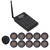 Restaurant Pager 1 for 10 Waiting Buzzers Wireless Calling System for Food Truck Coffee Shop 100‑240V UK Plug