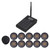 Restaurant Pager 1 for 10 Waiting Buzzers Wireless Calling System for Food Truck Coffee Shop 100‑240V UK Plug