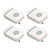 4pcs Electricity Saving Box Professional Smart High Efficiency Safe Household Energy Saver for Home Office