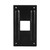 CPU Heatsink Bracket Backplane Backplate Iron Plate for Intel AMd AM2/3/2+/3+ Black