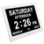 Digital Calendar Clock 12 Inch Day Date Clock with 3 Medication Reminder 12 Custom Alarm for Dementia Seniors