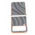 Folding Phone Protective Cover Nano Plating Texture Prevent Scratch Phone Cover for Samsung Galaxy Z Flip4 Grey