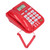 Corded Desktop Phone Wired Fixed Telephone with Big Ringtone Luminous Character Buttons R Key Function for Home Office