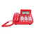 Corded Desktop Phone Wired Fixed Telephone with Big Ringtone Luminous Character Buttons R Key Function for Home Office