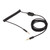 3.5mm Male to 3.5mm Male Coiled Sound Cable Headphone Spring Coiled Cable Replacement for Logitech GPRO GPRO G233 G433