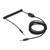3.5mm Male to 3.5mm Male Coiled Sound Cable Headphone Spring Coiled Cable Replacement for Logitech GPRO GPRO G233 G433