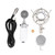 VBESTLIFE Professional Audio Condenser Microphone Set Recording Mic with Shock Mount White