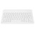 10in Wireless Keyboard Slim Waterproof Scissor Style Wireless Bluetooth French AZERT Keyboard for Tablet Phone Computer White