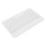 10in Wireless Keyboard Slim Waterproof Scissor Style Wireless Bluetooth French AZERT Keyboard for Tablet Phone Computer White