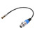3Pin Audio Cable Mini Male to XLR Female Zinc Alloy Housing Copper Shell Line Supplies30cm