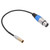 3Pin Audio Cable Mini Male to XLR Female Zinc Alloy Housing Copper Shell Line Supplies30cm