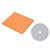 CD DVD Stabilizer Carbon Fiber 0.2mm Tuning Mat Disc Stabilizer for Top Tray PlayerWhite