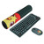 Wireless Keyboard Mouse Combo Ergonomic Design 2.4G USB Quiet 86 Keys Round Keycap Wireless Mechanical Keyboard Mouse Set Green