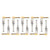 Gold Plating 90 Degree Curve Mono 6.35mm Male Electric Guitar Microphone Cable Welding DIY Plug