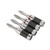 4Pcs Banana Plug Brass Chrome Plated Black Carbon Fiber Shell Banana Plugs Connector for Speaker Amplifiers