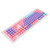 PBT Keyboard Keycaps 2 Color Injection Molding Light Transmission OEM Height DIY Combination Keycaps for Mechanical Keyboard Purple Pink Blue