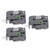 Label Maker Tape 18mm Width 8M Length Black On White Label Maker Refills for TZe 141 for TZe 241 for TZe 541 for TZe 641 White Box of 3