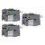 Label Maker Tape 18mm Width 8M Length Black On White Label Maker Refills for TZe 141 for TZe 241 for TZe 541 for TZe 641 White Box of 3