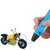 3D Printing Pen 3-Dimensional Painting DIY Manual   Blue White