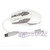 Sports Car Shape Wired Gaming Mouse USB Optical Computer Mouse LED Light 4 Adjustable DPI Up to 3200 Computer Mouse White