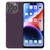I14pro Phone 6.53 Inch 3G 4GB RAM 64GB ROM Front 8MP Rear 16MP for Android 10 Unlocked Cell Phones 100‑240V Purple US Plug Purple