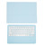 Tablet Keyboard Case for Galaxy Tab S8+ 2022 S7 FE 2021 S7+ 2020 12.4in Detachable Tablet Keyboard PU Case with Penholder Without Touchpad