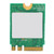 Dual Band Wireless Internet Card 2.4/5GHz 300 Mbps Fast Transmission M.2 Wifi Card Support 802.11a/b/g/n for Computers