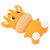 U Disk 3D Cartoon Calf Model Orange USB Storage for Windows 7/8/10/Vista/XP/Unix/2000/ME64GB