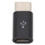 ABS Micro USB to TypeC Transfer Adapter Convert Plug and Play Connector Fast Charging(Black(Harpoon Sign) )