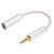 Audio Adapter Cable Male to Female Headset Conversion Cable Adapter for ZX300A HiFiman2.5mm Balanced Male to 3.5mm Stereo Female