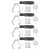 4 Set For Samsung Stylus Pen Tips Replacement Set Black Gray Nibs Replacement for Samsung Galaxy Tab S8 for Tab S8 Plus