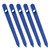 Soft Silicone Stylus Pen Sleeve Tablet Touch Pen AntiSlip Fall Protective Cover for iOS Pencil(Royal Blue )