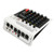 Professional Mixer Sound Board 4 Channel Bluetooth USB RCA Built in DPS Processor Mini Sound Mixer with Digital Display EU Plug 100‑240V