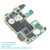 Blue ABS Eco Friendly Durable Mobile Phone Motherboard Cellphone Mainboard Accessory for Samsung S4I337