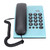 KXT504 Home Landline Multi Functional Battery Free Corded Telephone with Dual Magnetic Handset for Office Hotel(Blue )