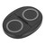 K8 Desktop Wireless Dual Charger Mobile Phone Fast Charging Base with Data CableBlack 5W