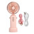 Mini USB Handheld Fan 3 Speeds Rechargeable Desktop Air Cooling Cooler Low Noise for Home Office