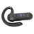 Single Ear Bone Conduction Headset Digital Display Voice Control Answering Wireless Earphone for Sports Business Black