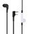 Fashionable Noodle Style Earphone K Headphone For KENWOOD / Baofeng Walkie Talkie (Black)