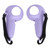 VR Controller Silicone Grips Cover Stable Prevent Slip Protective Silicone Grips Cover with Adjustable Controller Hand Straps Purple