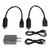 HD Multimedia Interface Extender Full HD 1080p Over Cat5e Cat6 Up to 196.8ft RJ45 Ethernet Transmitter Receiver 100‑240V US Plug