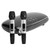 K8 Fibre Coaxial Wireless Bluetooth 5.0 Home Mic Echo Mixing System Microphone with Karaoke BoxUK Plug