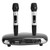 K8 Fibre Coaxial Wireless Bluetooth 5.0 Home Mic Echo Mixing System Microphone with Karaoke BoxUK Plug