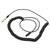 2Pcs Black Spring Audio Cable Replacement Winding Auxiliary Line for AKG Q701 K712 K702 K271S K240S K240MK K181 K141