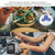 Restaurant Paging System Black Mobile Receiver   10 White Blue Silicone Pager