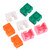 8Pcs Silicone Case High Temperature Resistance Heater Block Cover 3D Printer Accessories