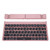Universal Foldable Wireless Bluetooth3.0 Keyboard Portable for Laptop Tablet Phone Rose Gold