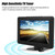 LEADSTAR High Sensitivity 9in Car Digital TV Stereo Surrounding 1080P Car Television